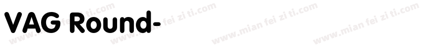 VAG Round字体转换